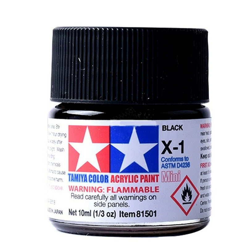 Tamiya Acrylic X Series 10ml Paint (Glossy Finish Type)