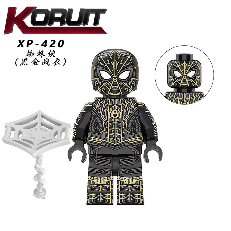 KT1055 superhero series Spiderman Doctor Strange minifigures