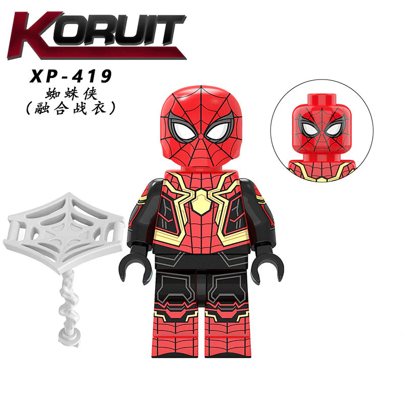 KT1055 superhero series Spiderman Doctor Strange minifigures