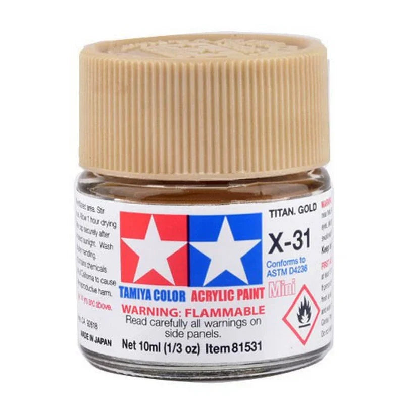 Tamiya Acrylic X Series 10ml Paint (Glossy Finish Type)