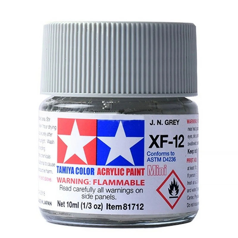 Tamiya Acrylic XF Series 10ml Paint (Flat Finish Type)