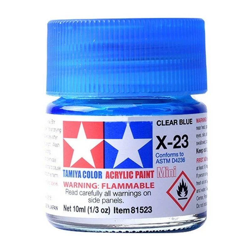Tamiya Acrylic X Series 10ml Paint (Glossy Finish Type)