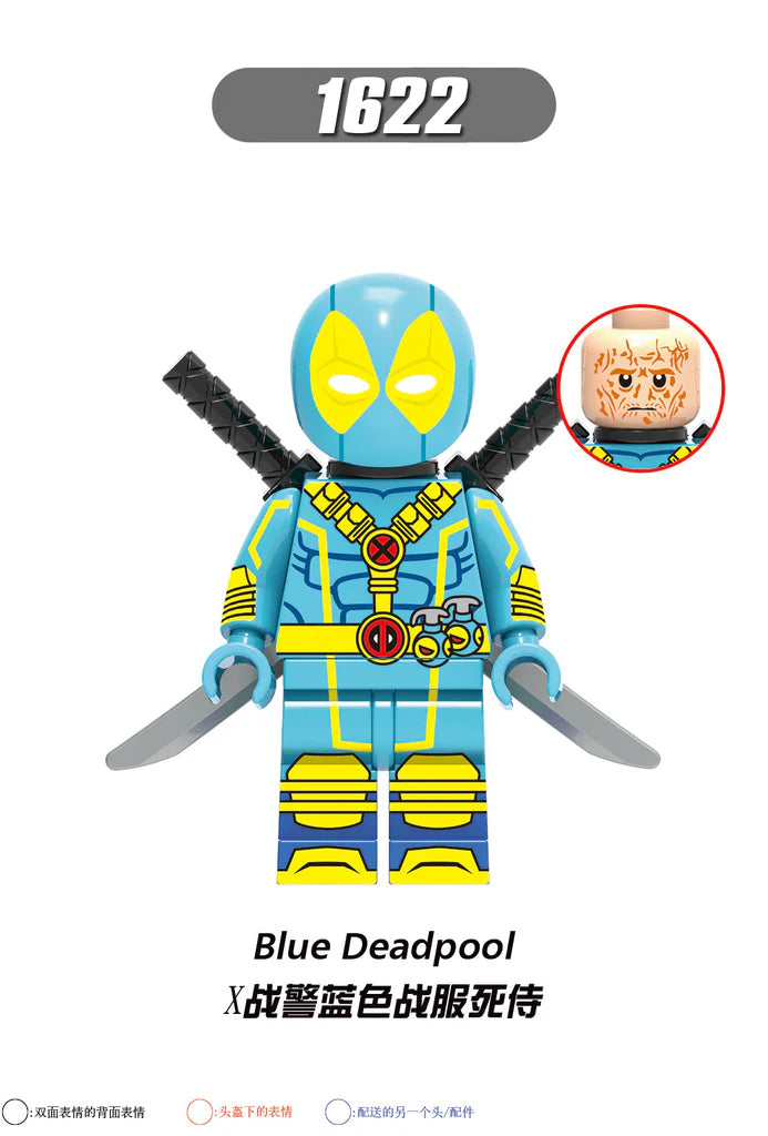 X0302 Superheroes Tron Deadpool Gwen's Minifigures