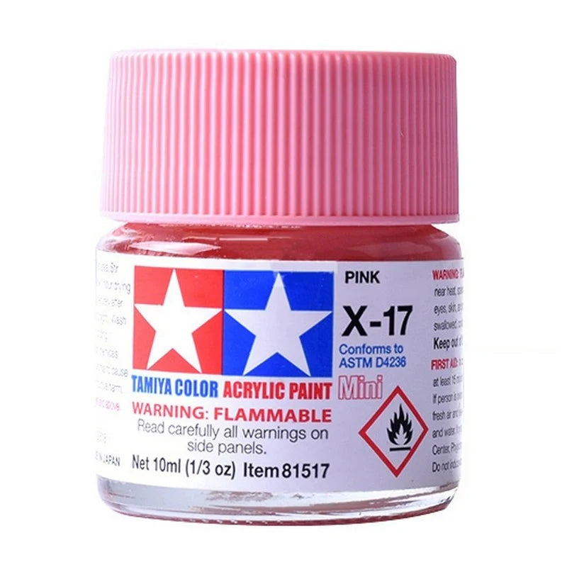 Tamiya Acrylic X Series 10ml Paint (Glossy Finish Type)