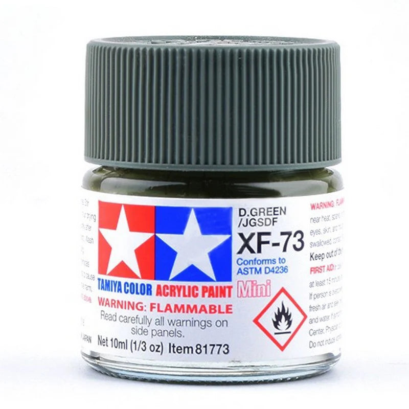 Tamiya Acrylic XF Series 10ml Paint (Flat Finish Type)