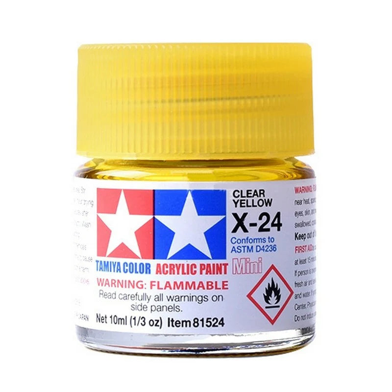Tamiya Acrylic X Series 10ml Paint (Glossy Finish Type)