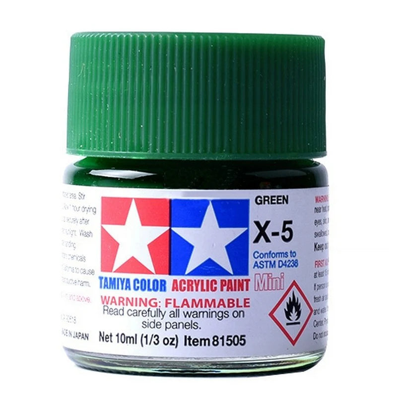 Tamiya Acrylic X Series 10ml Paint (Glossy Finish Type)