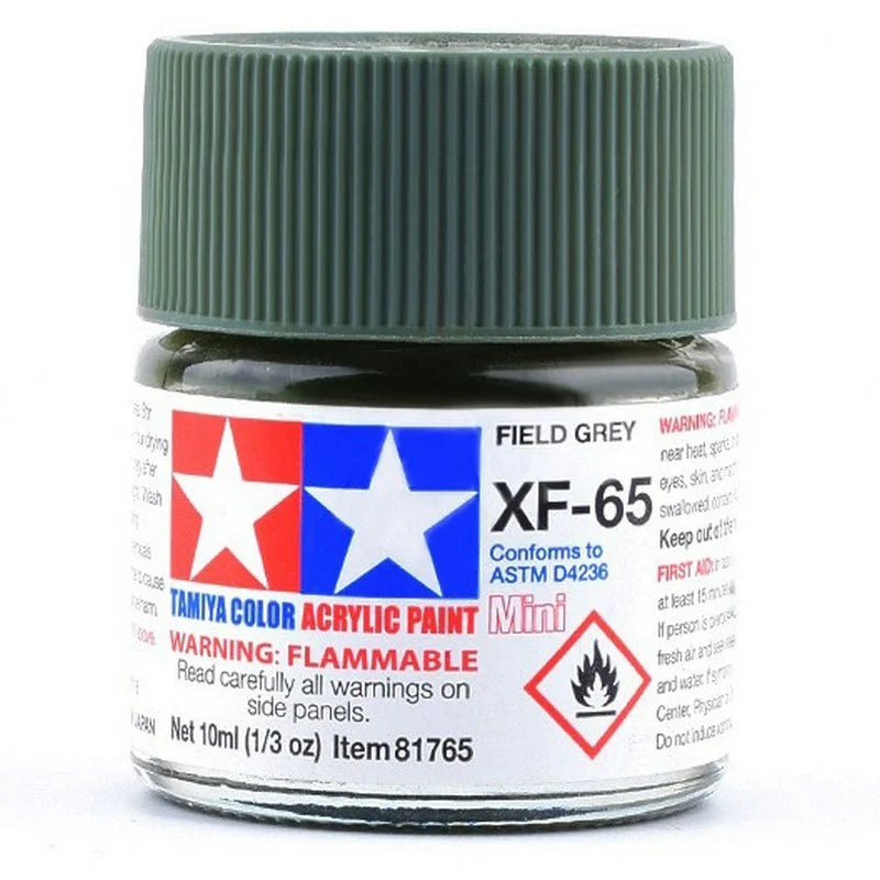 Tamiya Acrylic XF Series 10ml Paint (Flat Finish Type)