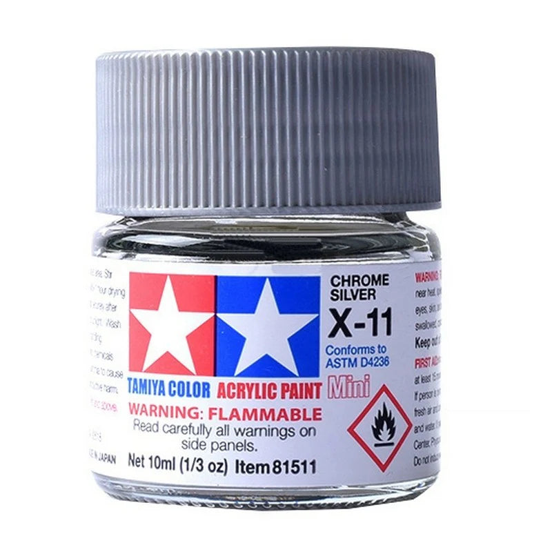 Tamiya Acrylic X Series 10ml Paint (Glossy Finish Type)