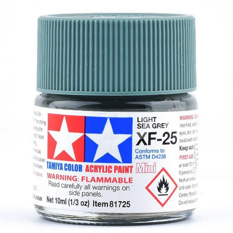 Tamiya Acrylic XF Series 10ml Paint (Flat Finish Type)