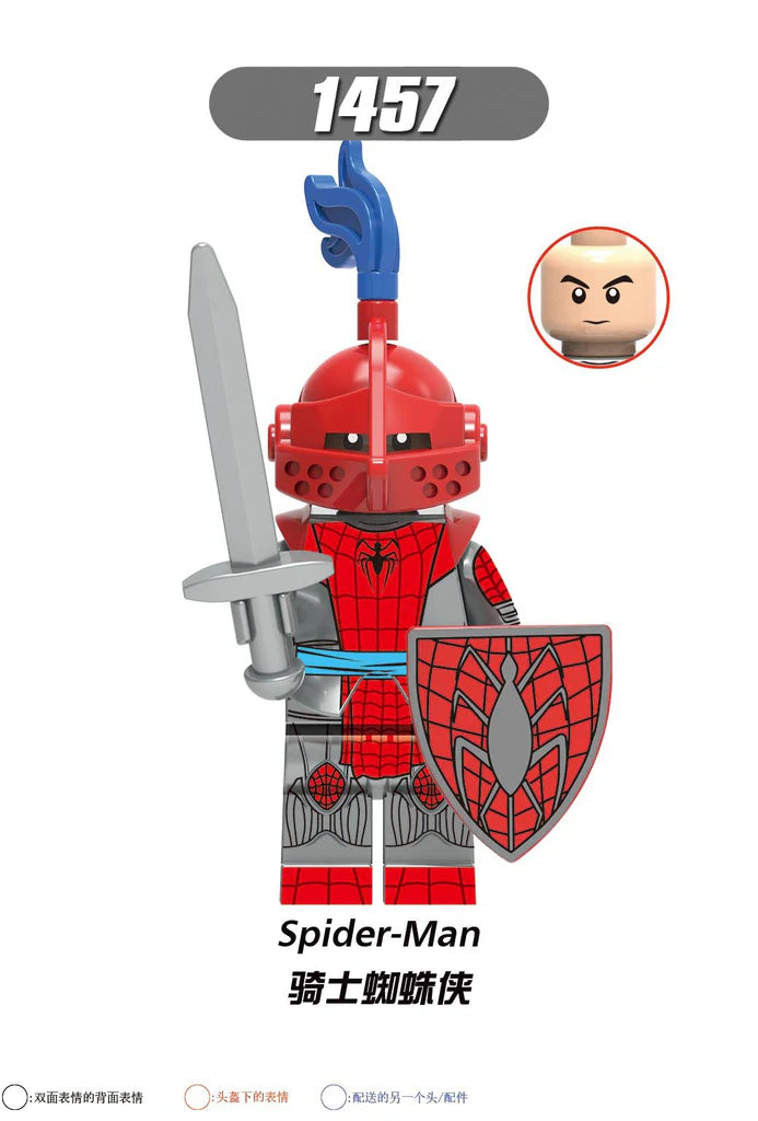 Super Hero Series Punk Spider-Man Knight Minifigures X0281