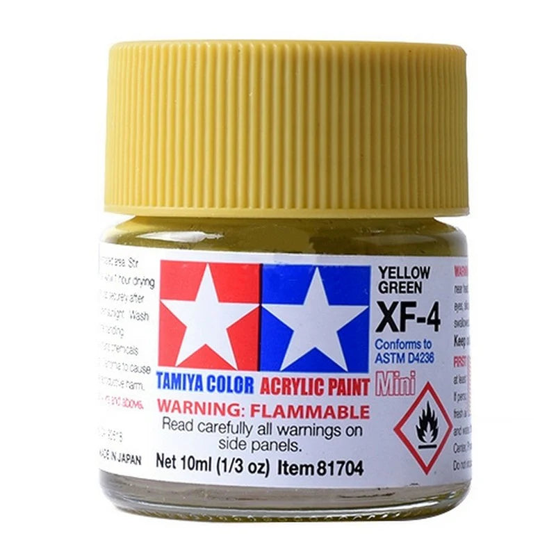 Tamiya Acrylic XF Series 10ml Paint (Flat Finish Type)