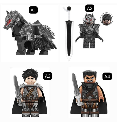 Berserk Minifigures Set 1