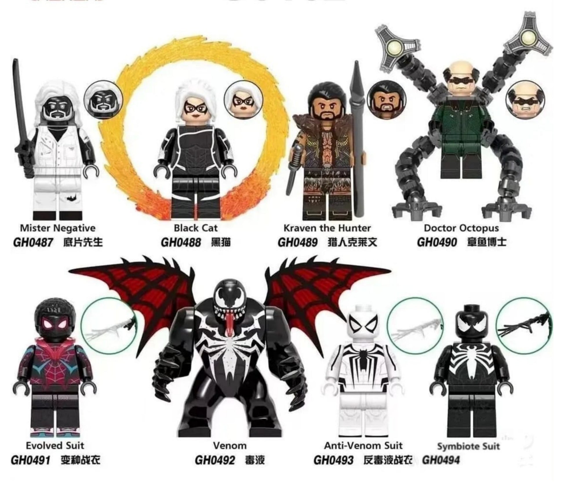G0162 superhero series Minifigures