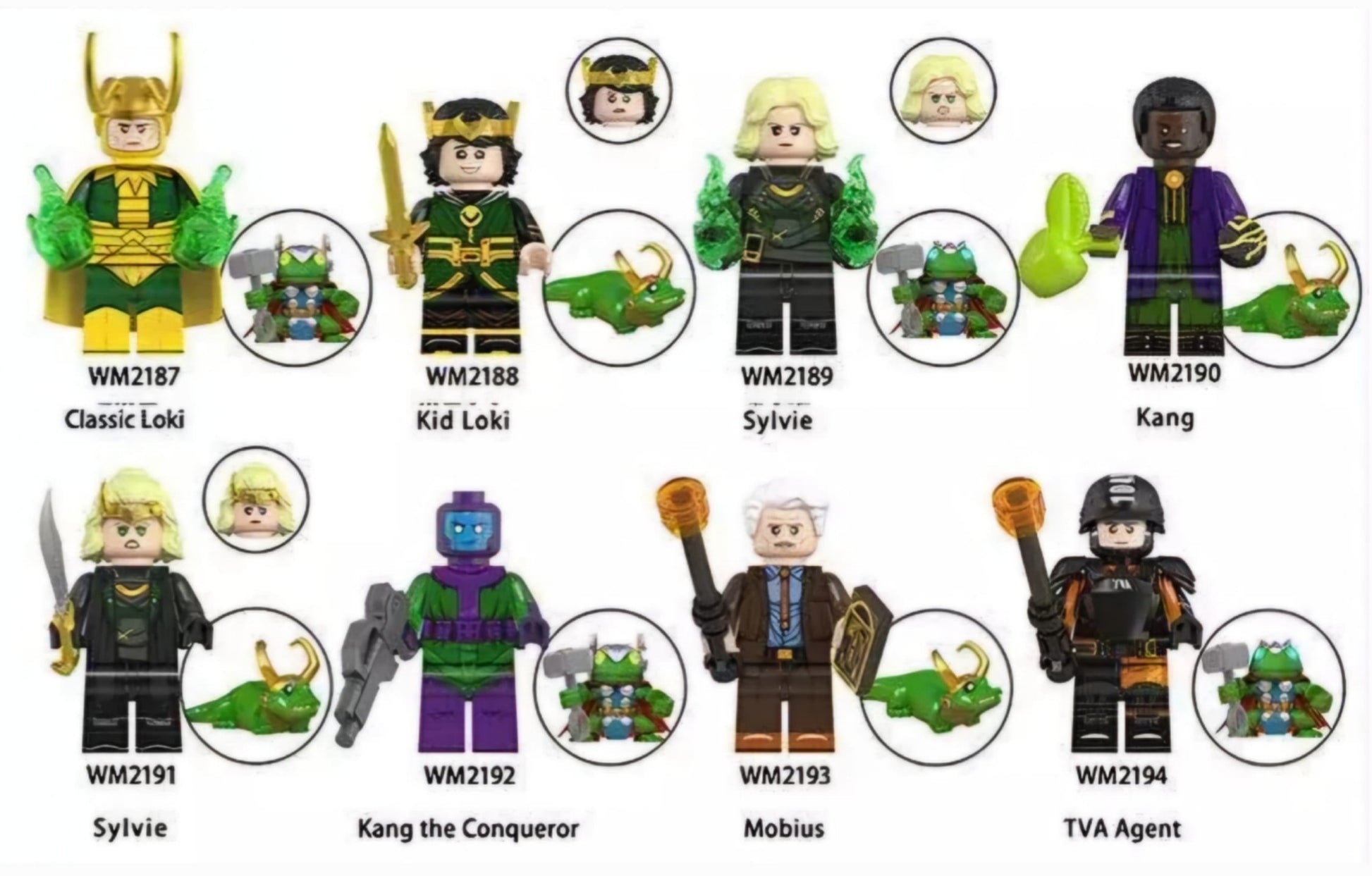WM6119 superhero series Minifigures