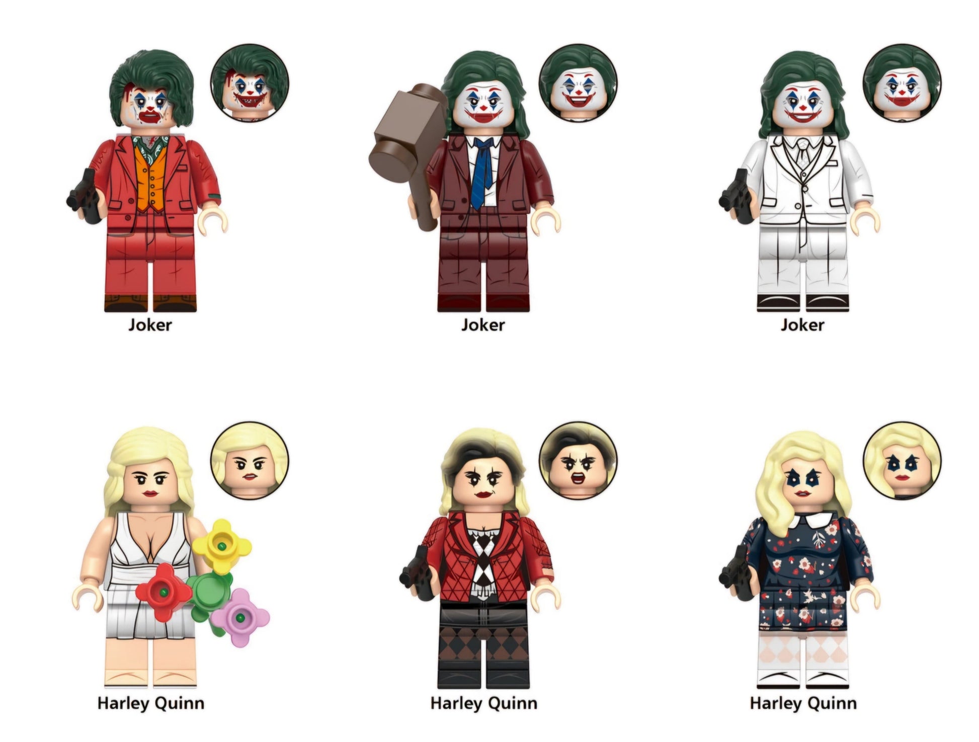 G0178 Joker: Folie à Deux Series Minifigures