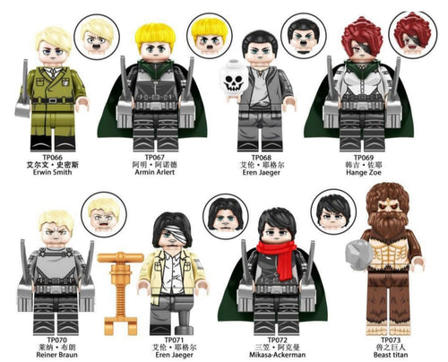 Attack On Titan Minifigures Set 1