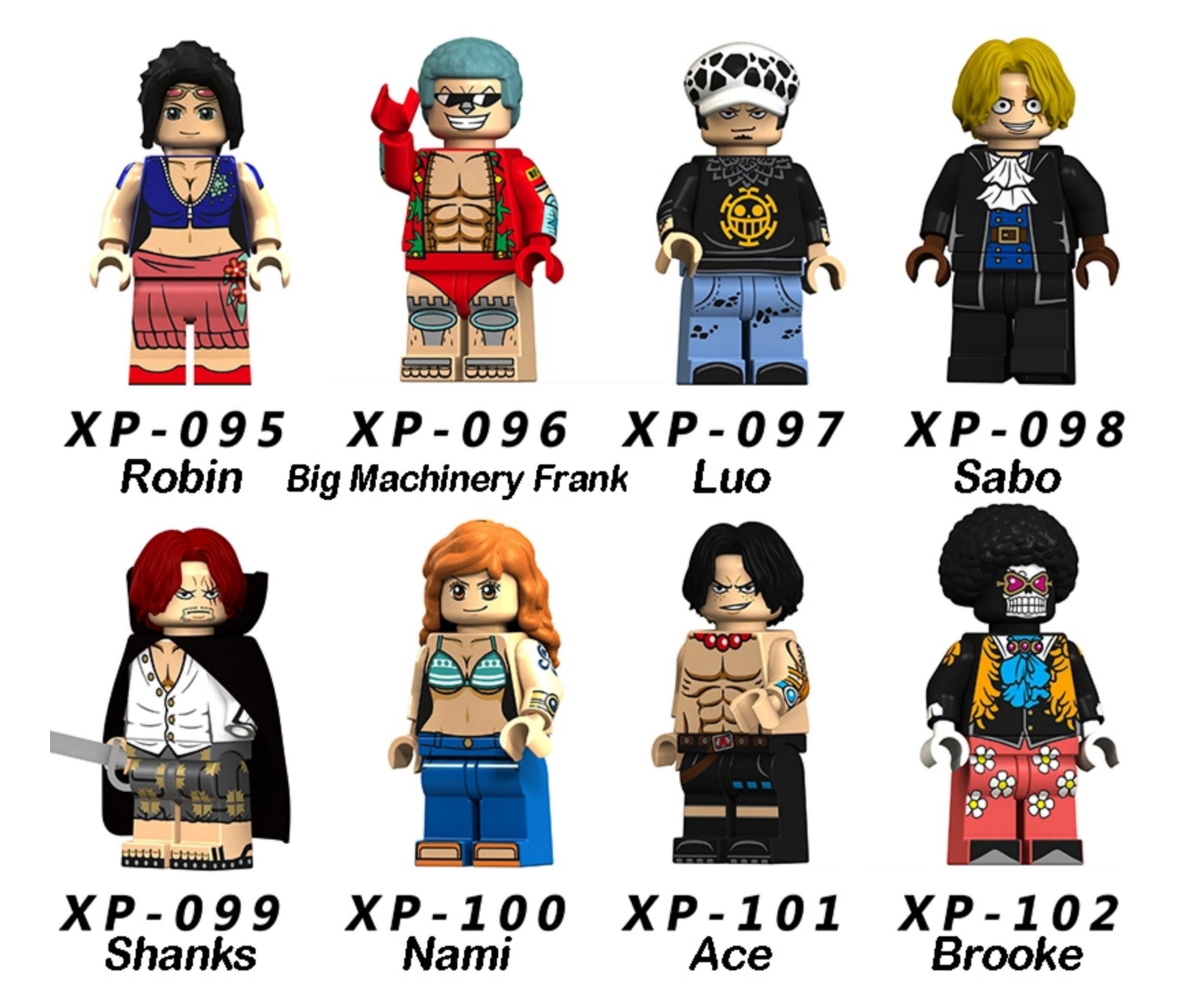 KT1013 One Piece anime series Minifigure