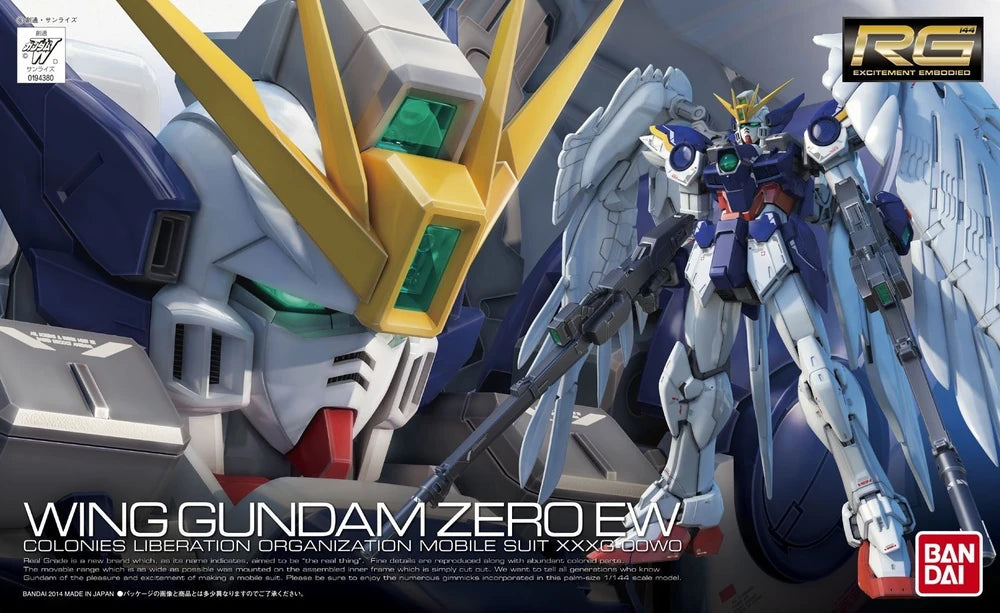 Bandai - RG 1/144 XXXG-00W0 Wing Gundam Zero EW