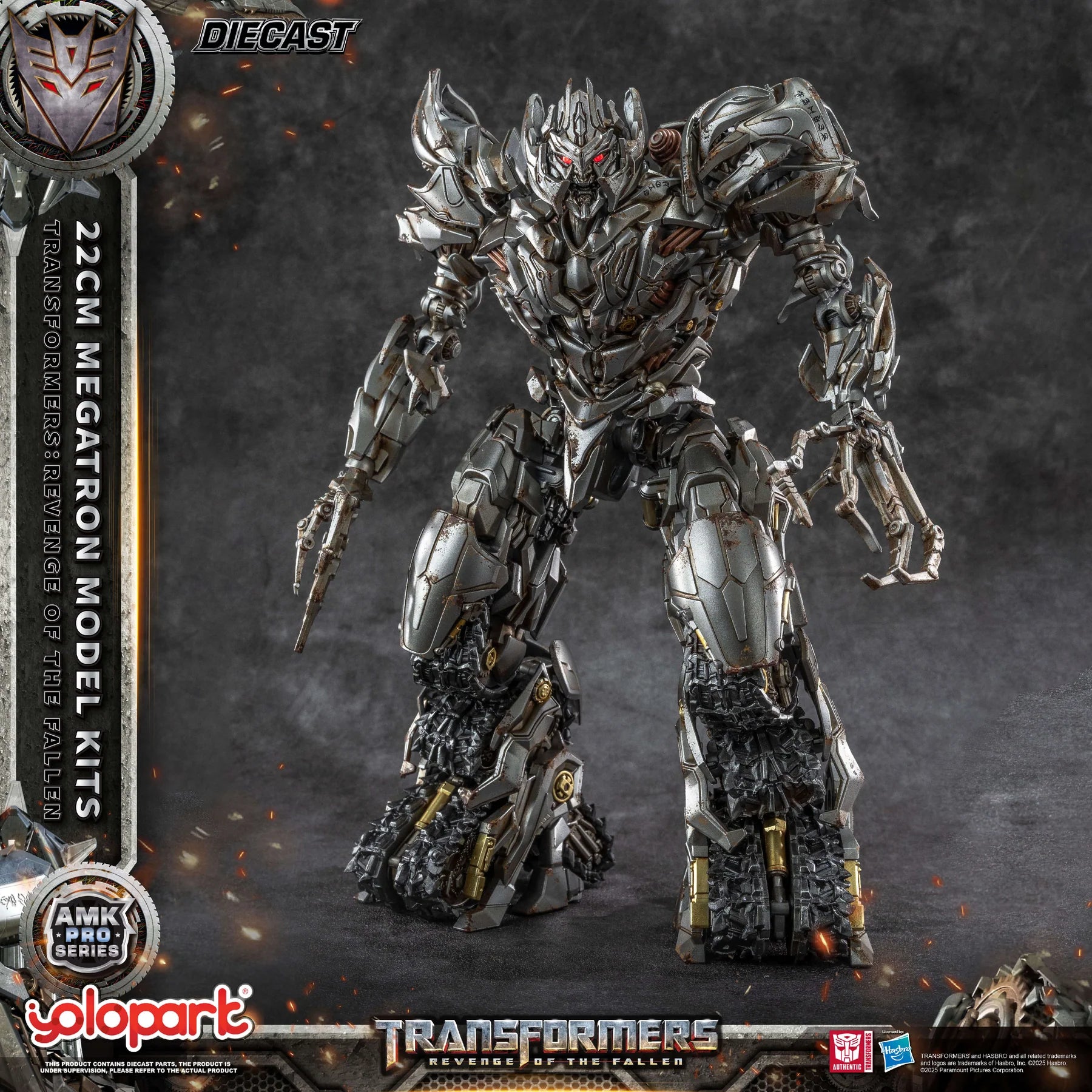 Yolopark AMK PRO Series Transformers: Revenge of the Fallen Megatron Model Kit 22cm