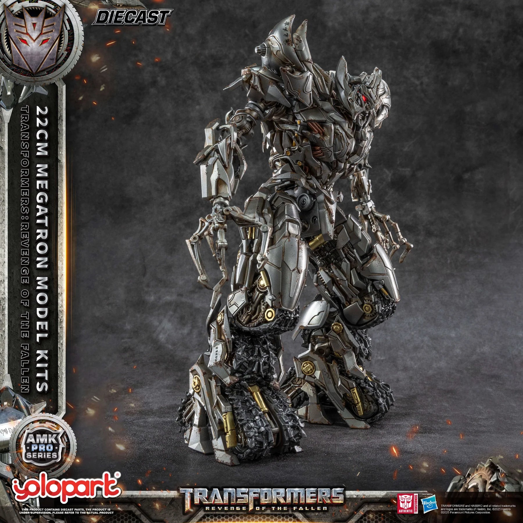 Yolopark AMK PRO Series Transformers: Revenge of the Fallen Megatron Model Kit 22cm