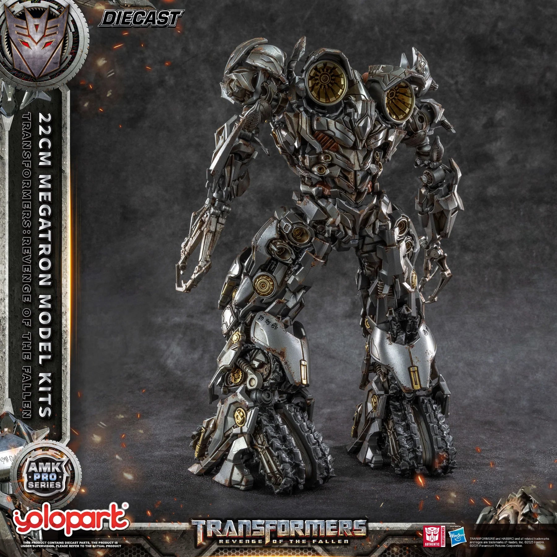 Yolopark AMK PRO Series Transformers: Revenge of the Fallen Megatron Model Kit 22cm