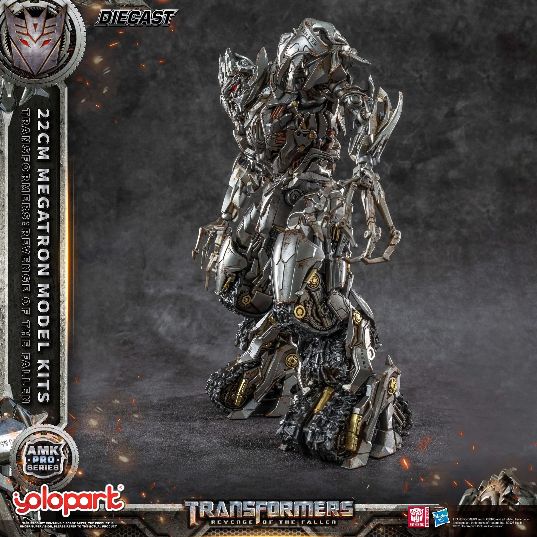 Yolopark AMK PRO Series Transformers: Revenge of the Fallen Megatron Model Kit 22cm