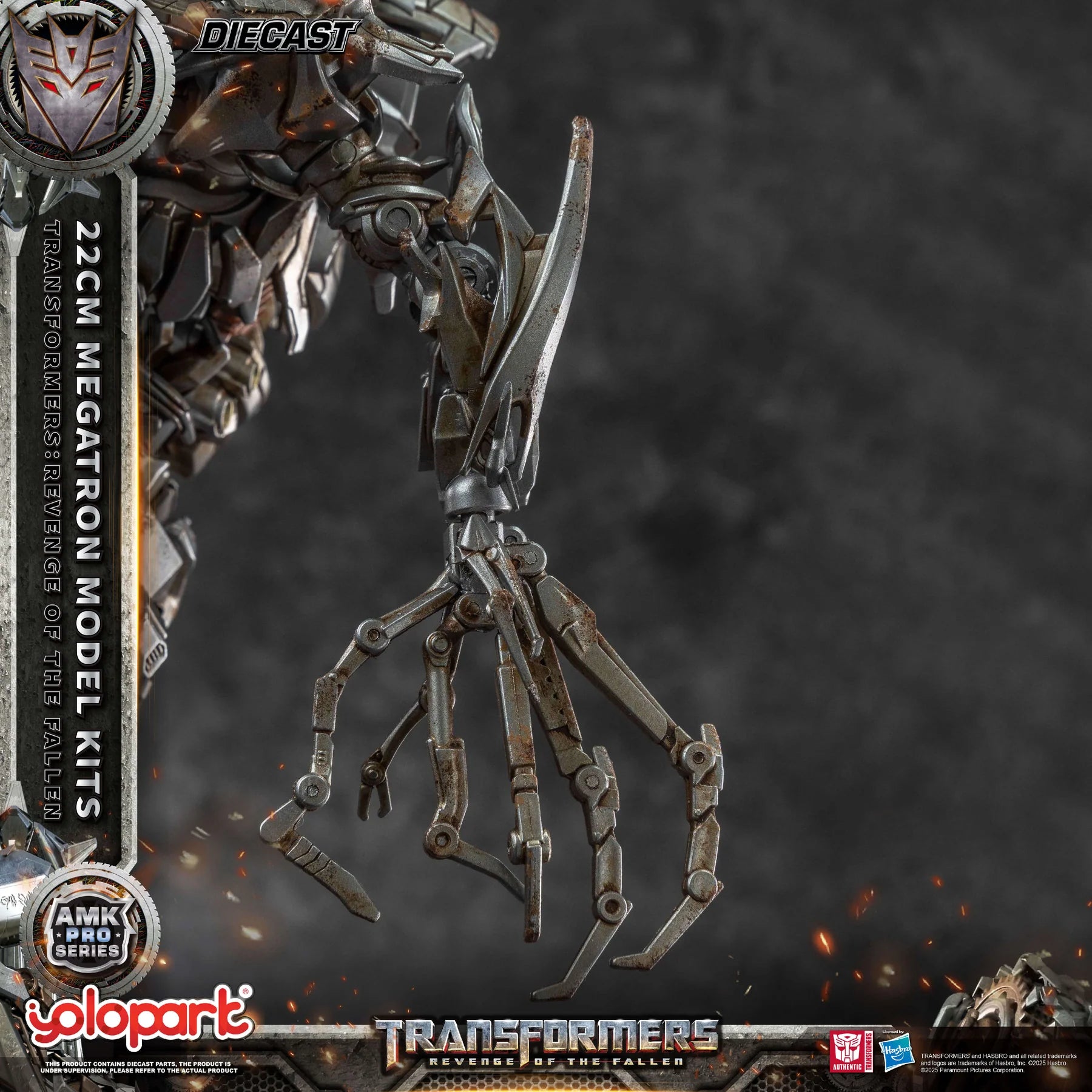 Yolopark AMK PRO Series Transformers: Revenge of the Fallen Megatron Model Kit 22cm