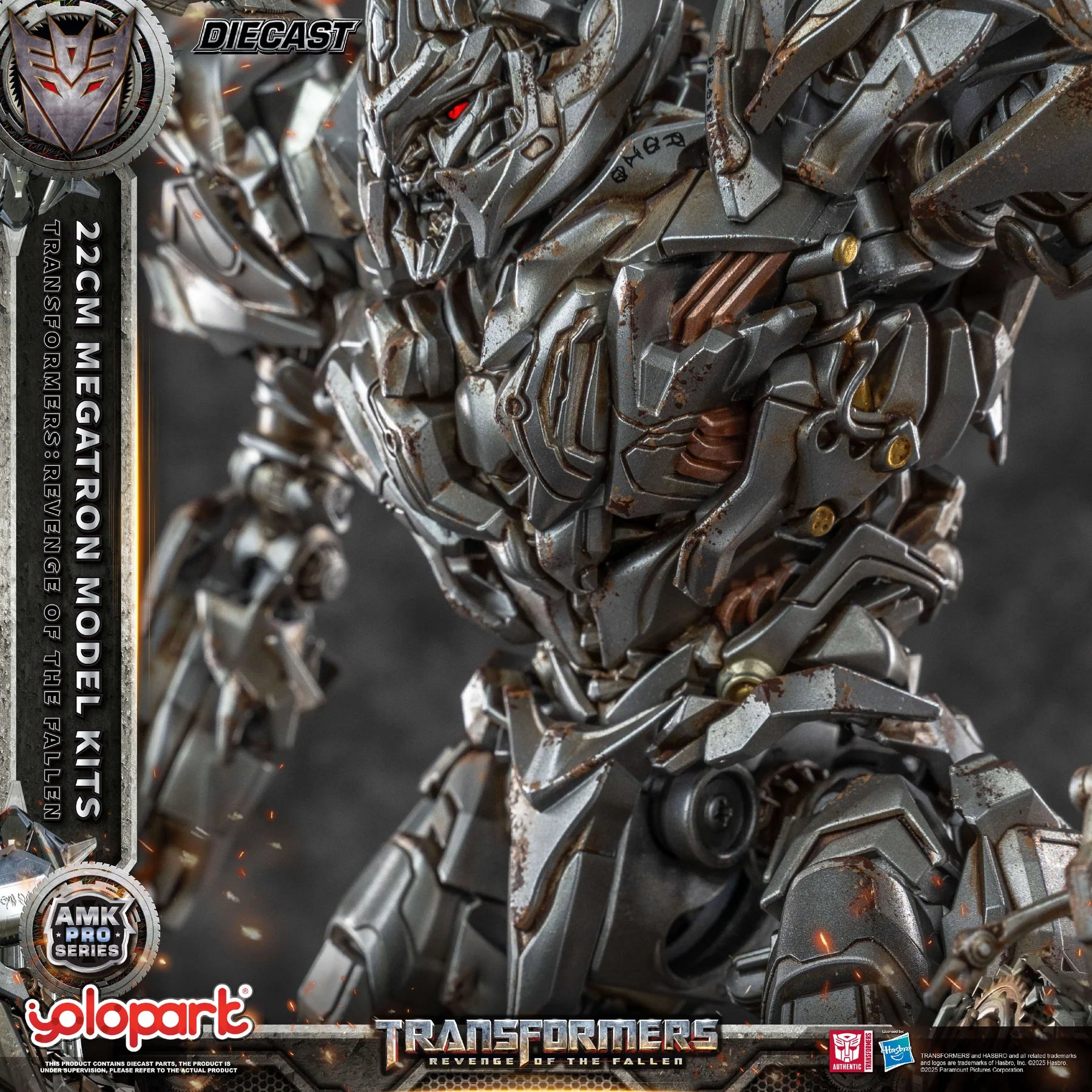 Yolopark AMK PRO Series Transformers: Revenge of the Fallen Megatron Model Kit 22cm