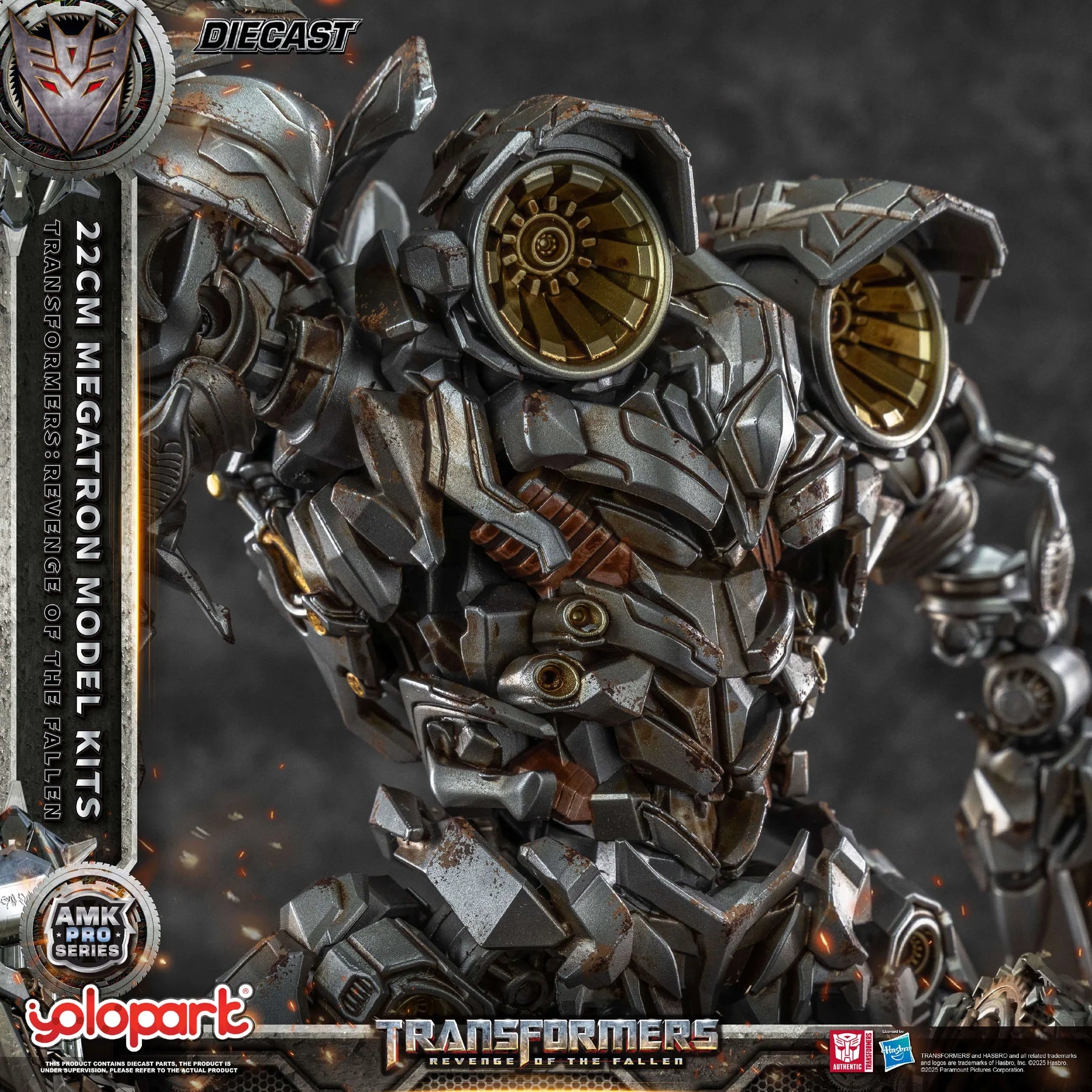 Yolopark AMK PRO Series Transformers: Revenge of the Fallen Megatron Model Kit 22cm