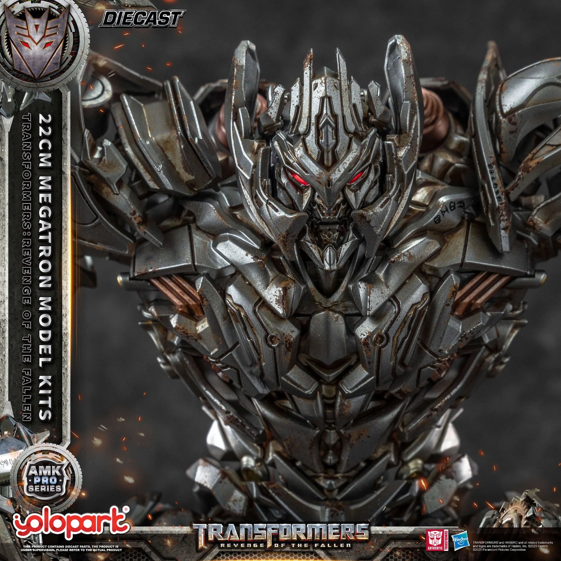 Yolopark AMK PRO Series Transformers: Revenge of the Fallen Megatron Model Kit 22cm