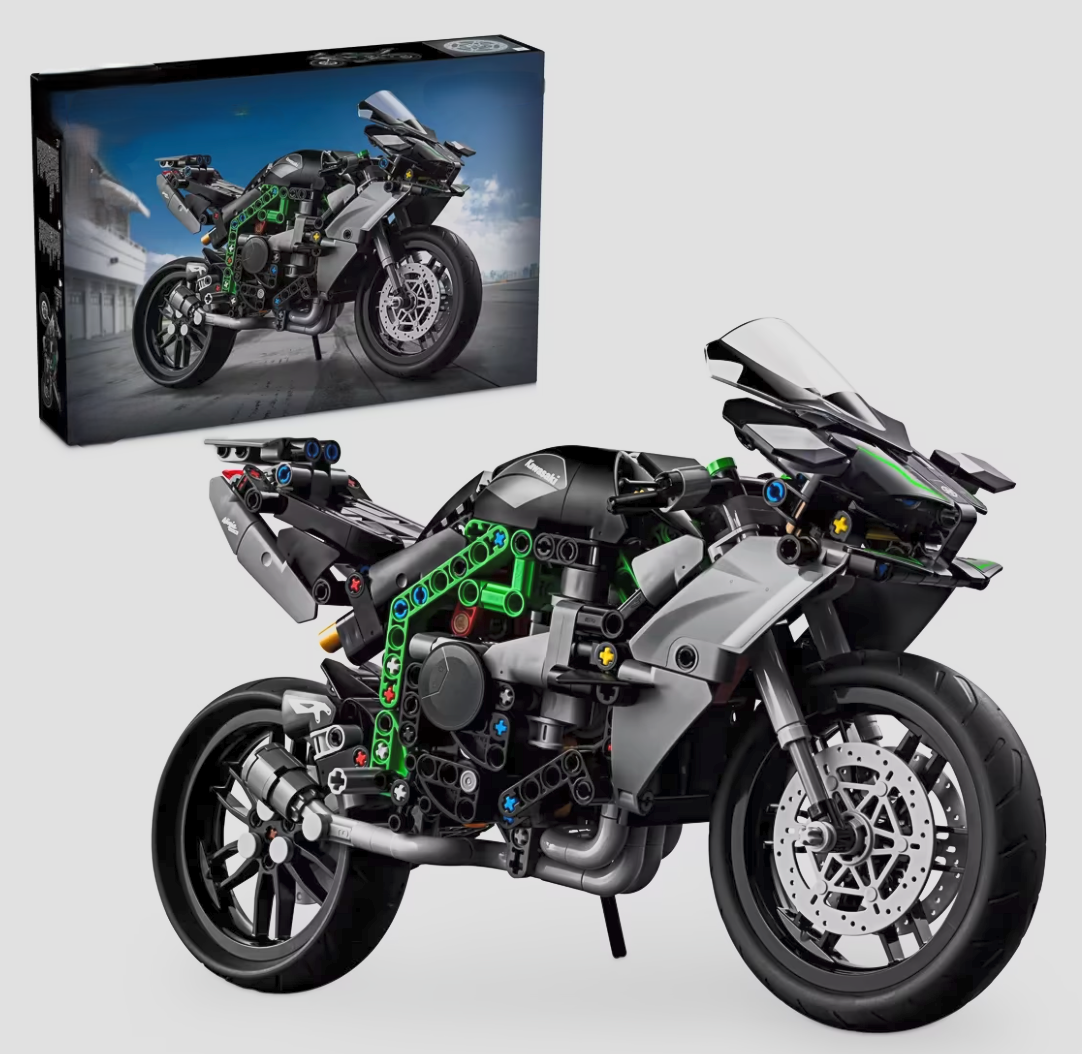MOC Set No. 42170 Kawasaki Ninja H2R Motorcycle (1212 Pieces)