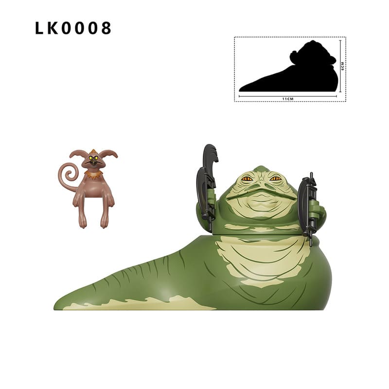 LK0008 - LK0009 Star Wars Rotta the Hutt Minifigure