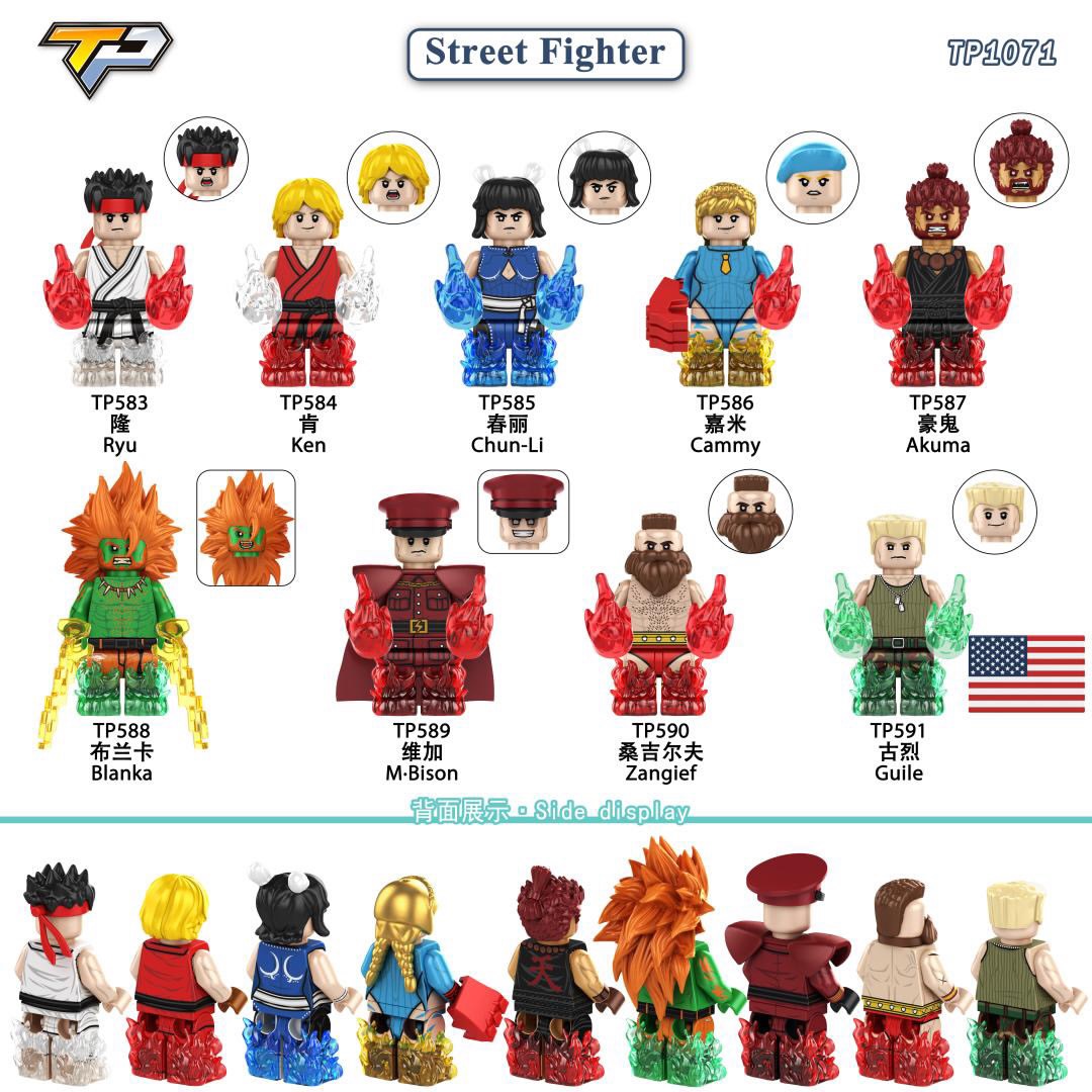 TP1071 Street Fighter Minifigures