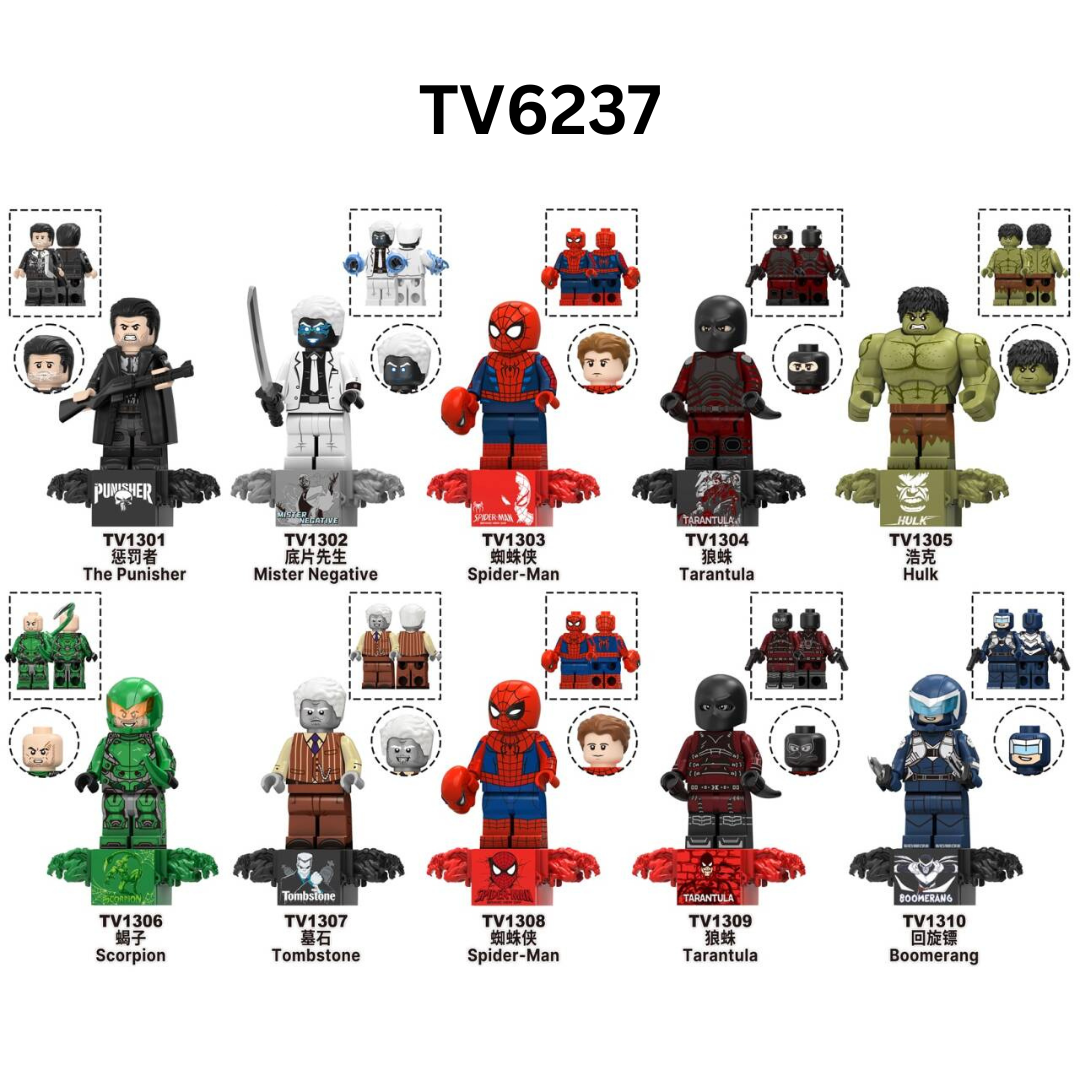 TV6237 Spiderman Brand New Day Minifigures