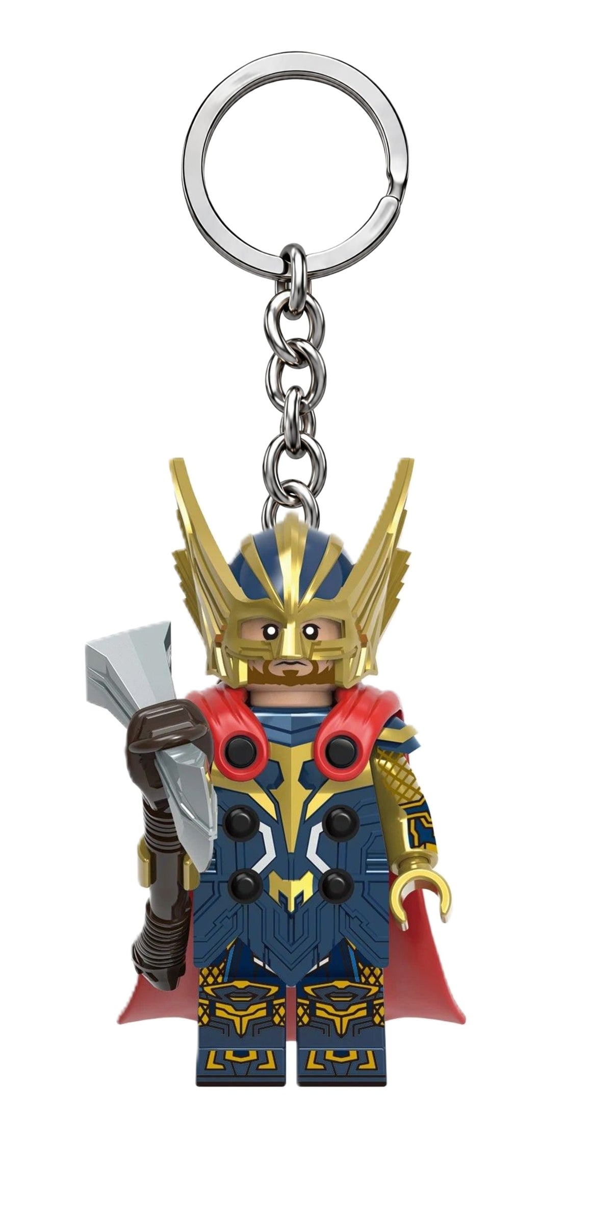 Thor & Mighty Thor Minifigure Keychains