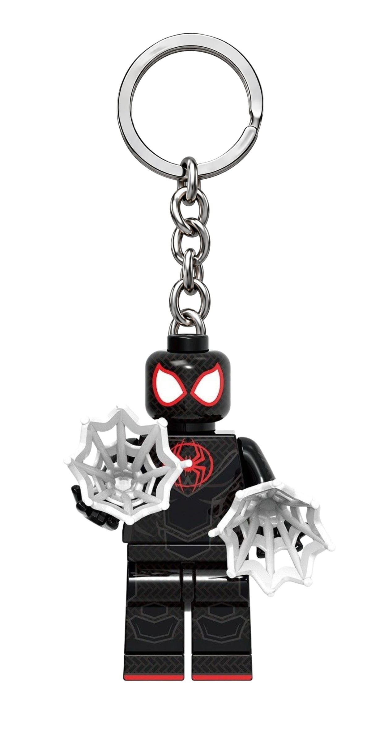 Miles Morales & Gwen Stacy Minifigure Keychains