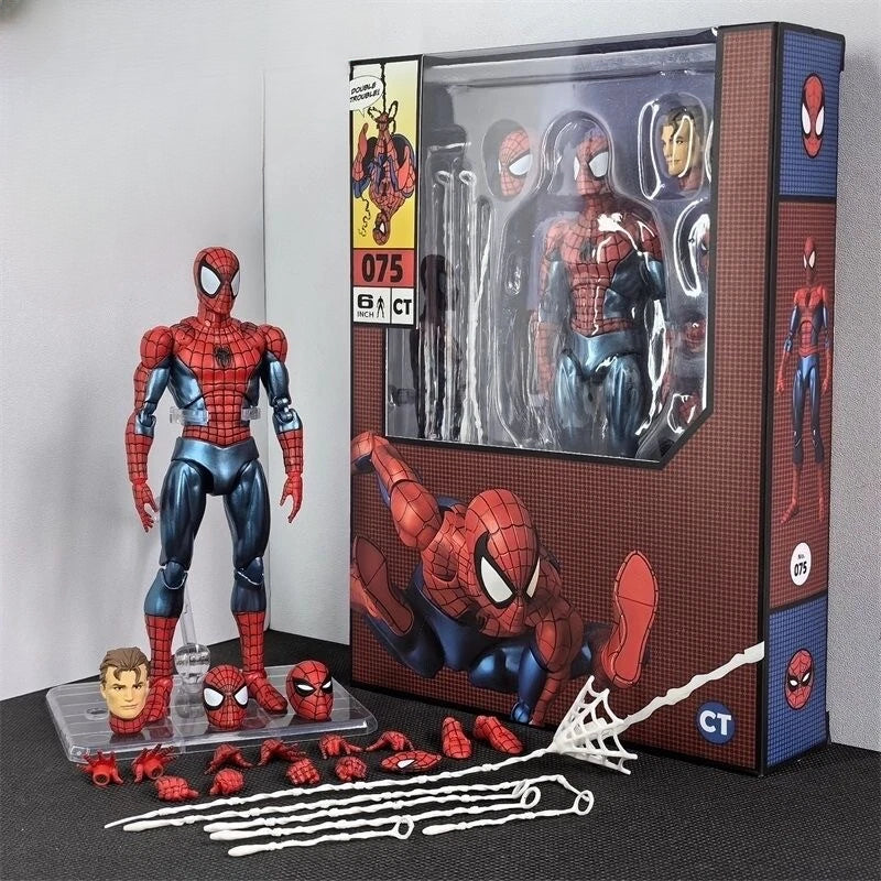 CT Toys MAFEX No.075 The Amazing Spider-Man Comic Version (Metallic Finish)