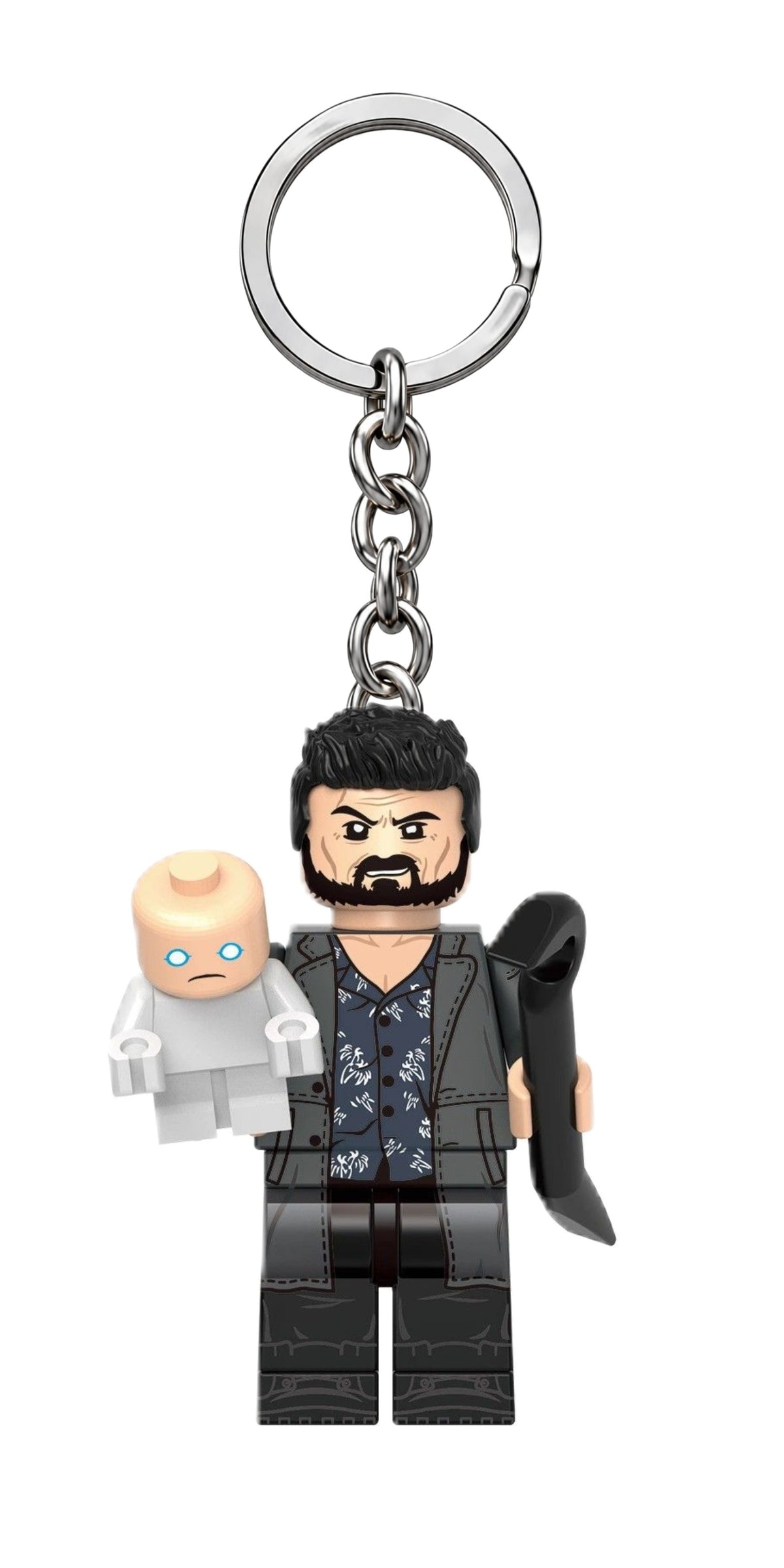 Homelander & Billy Butcher Minifigure Keychains