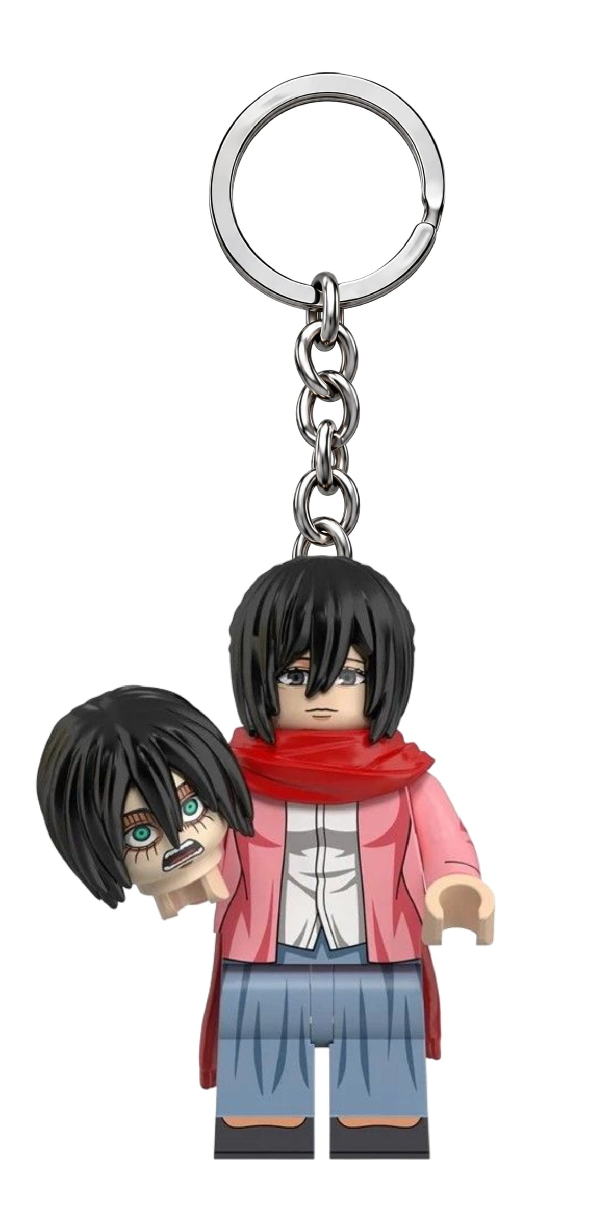 Eren & Mikasa Minifigure Keychains