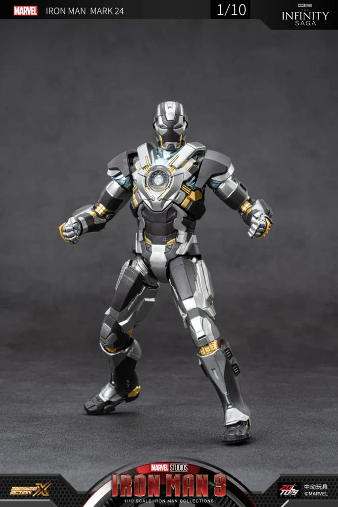ZD Toys Iron Man MK 24 Action Figure 1/10 Scale