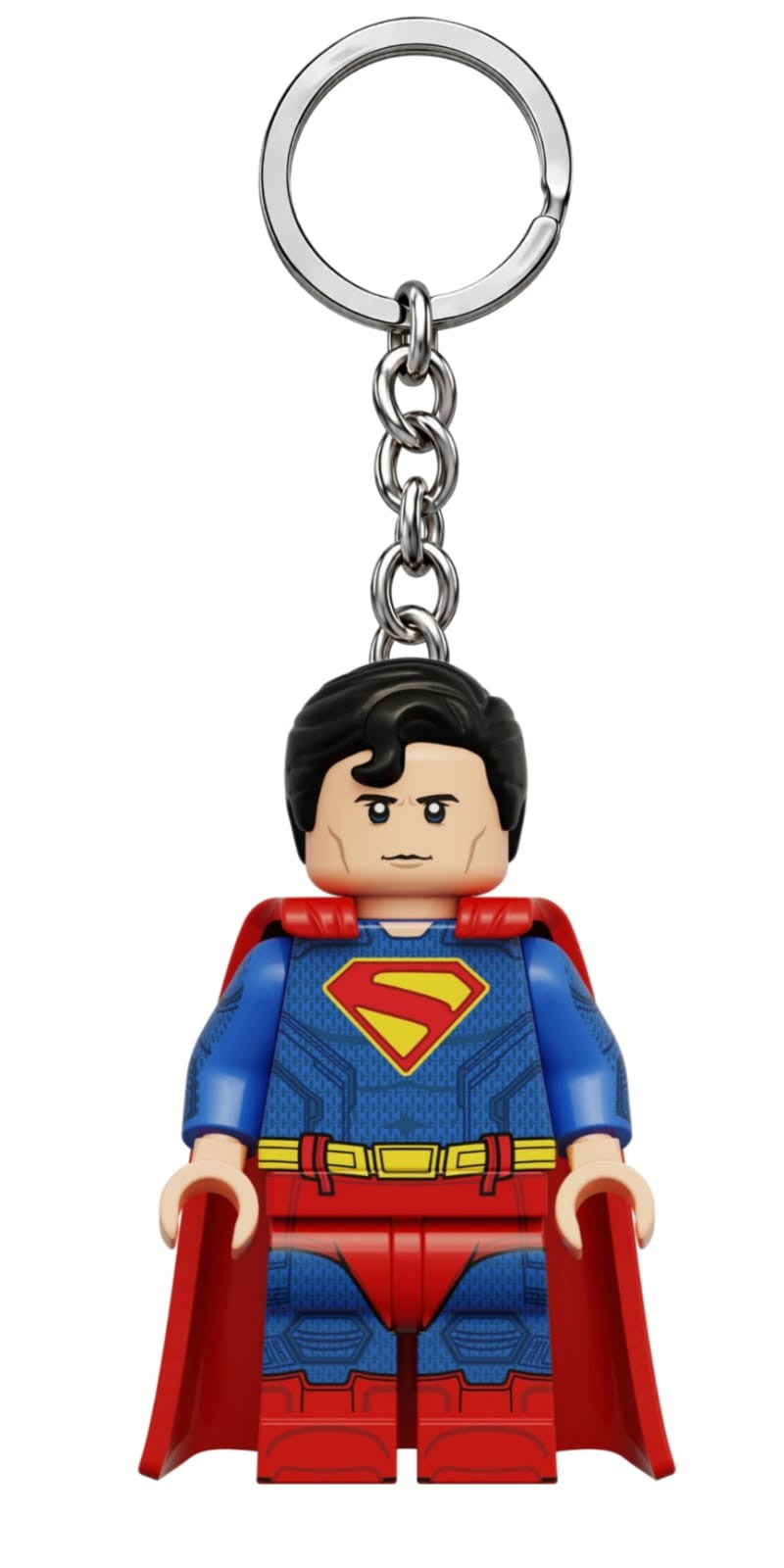 Superman & Supergirl Minifigure Keychains