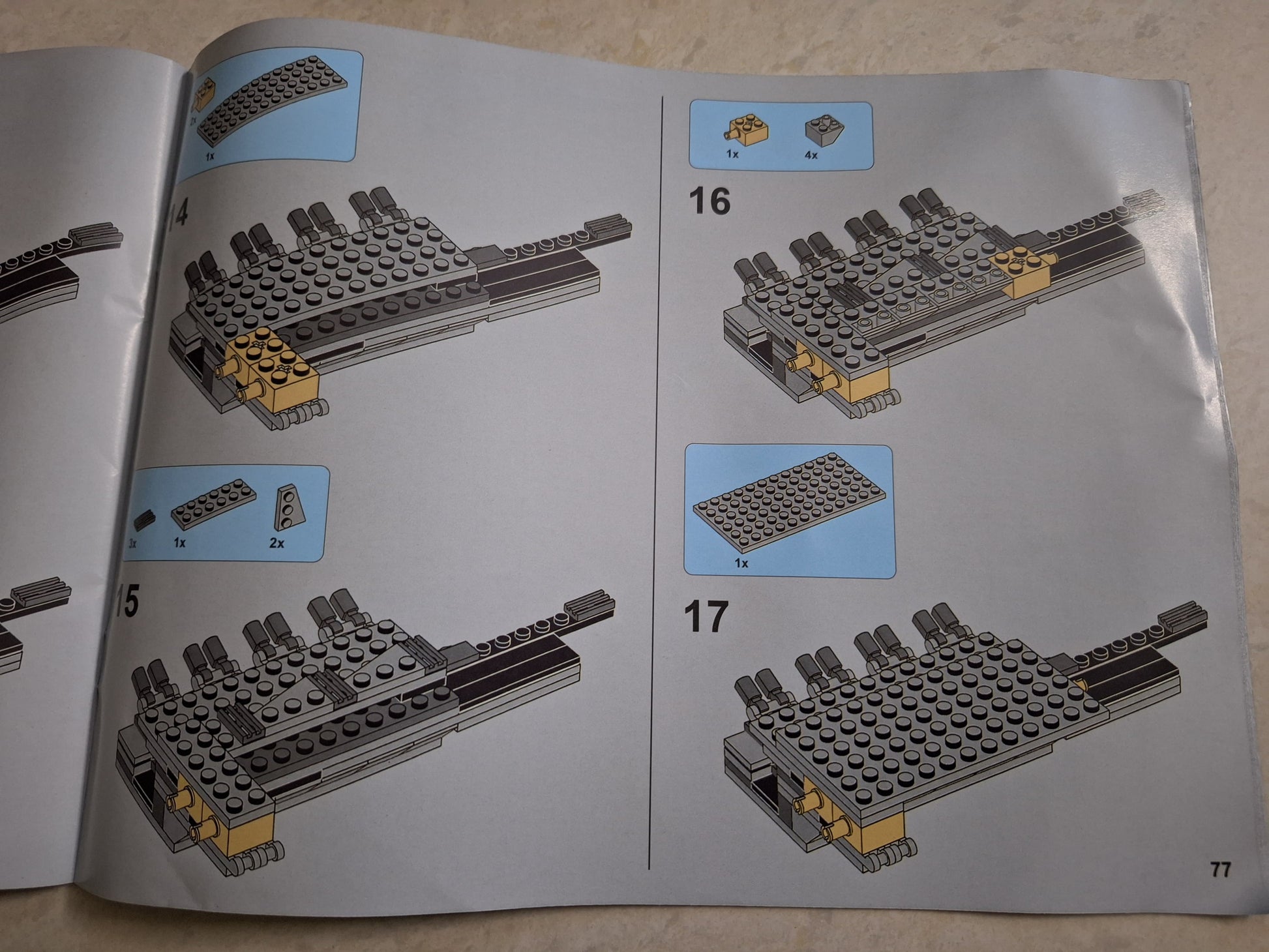 MOC Set No. 75055 Imperial Star Destroyer (Total Pieces - 1391)