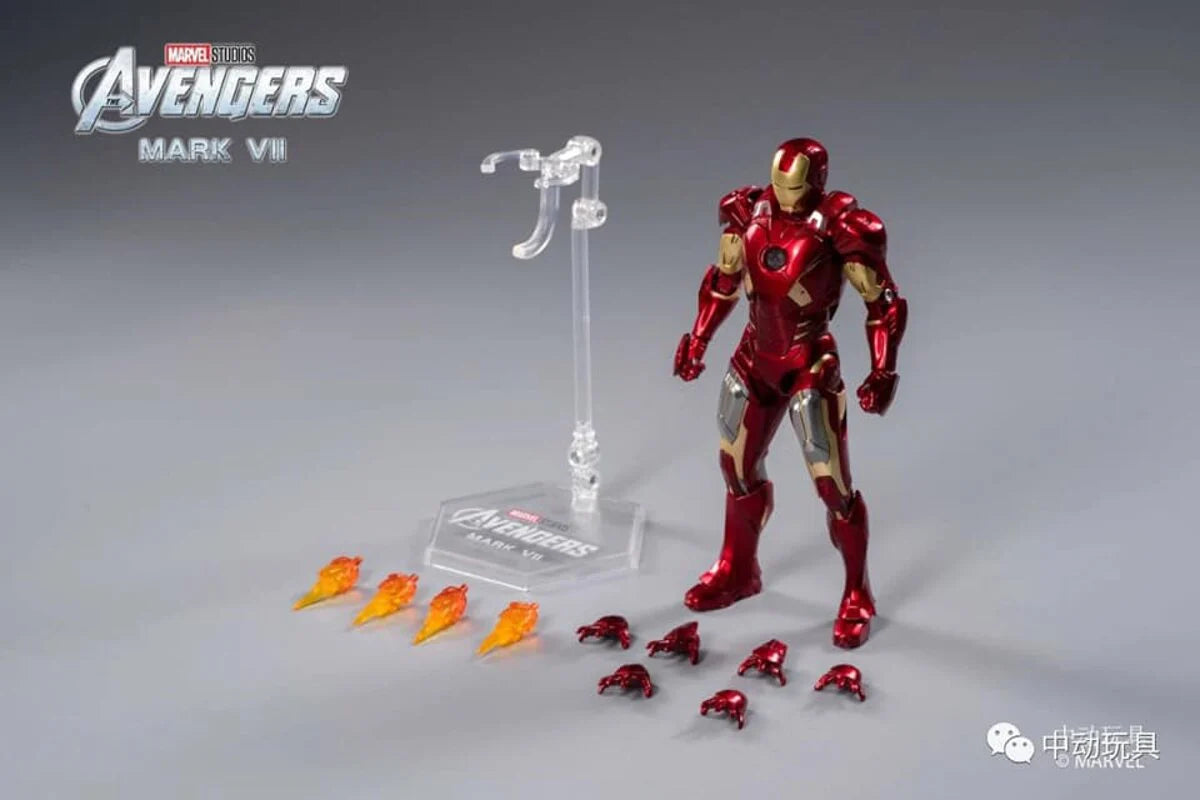 ZD Toys Iron Man MK 7 Action Figure 1/10 Scale