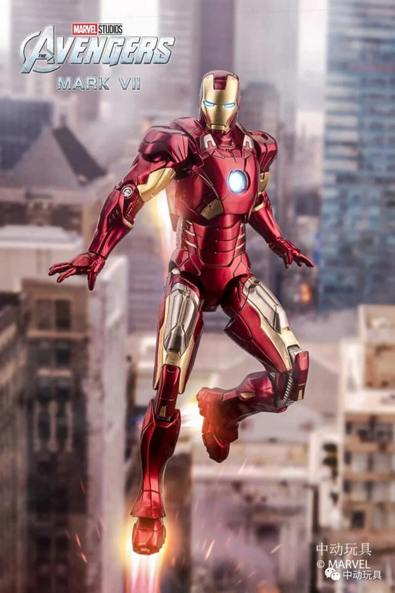 ZD Toys Iron Man MK 7 Action Figure 1/10 Scale