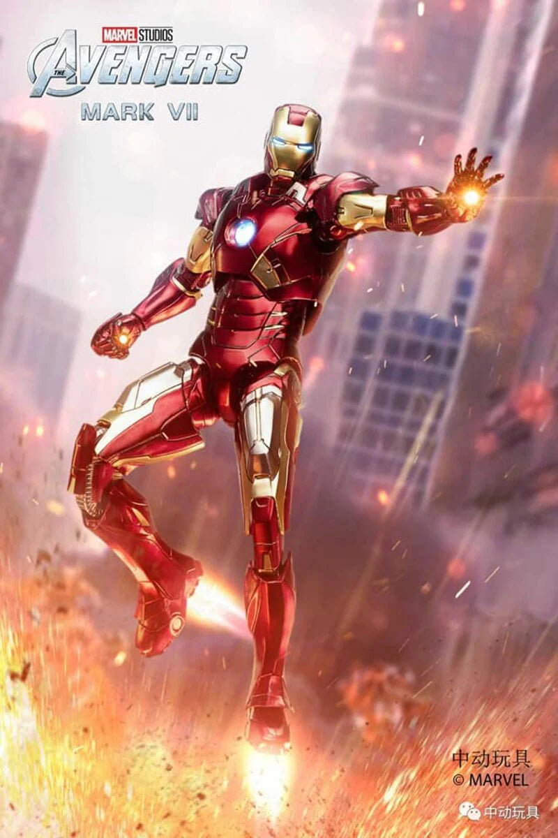 ZD Toys Iron Man MK 7 Action Figure 1/10 Scale