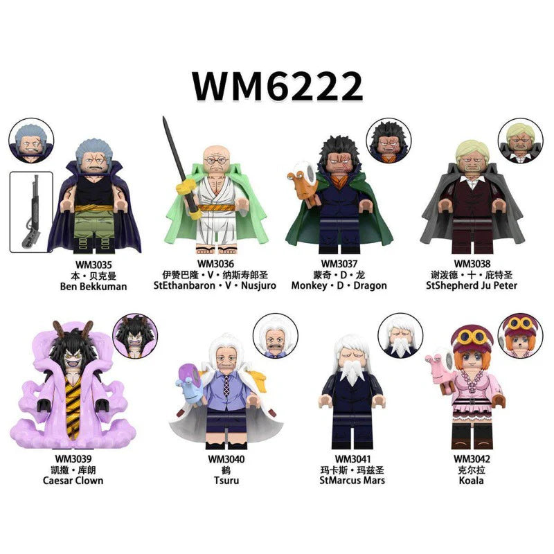 WM6222 One Piece Minifigures
