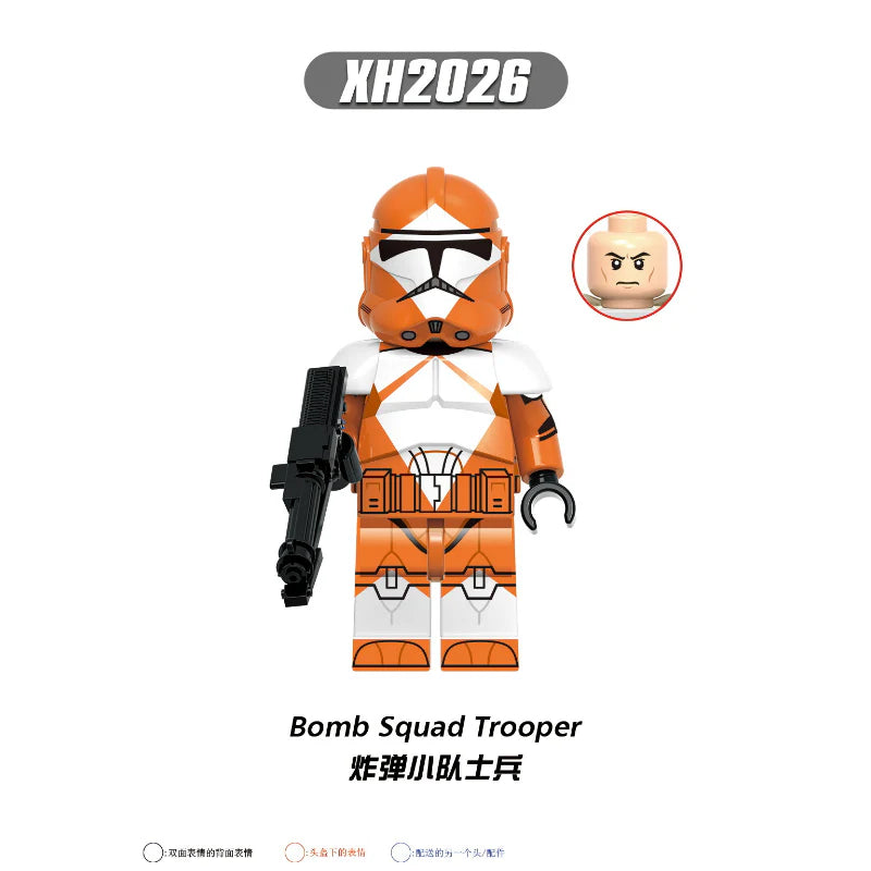 X0351 Star Wars Series Commander of the Clone Soldier Corps Minifigures