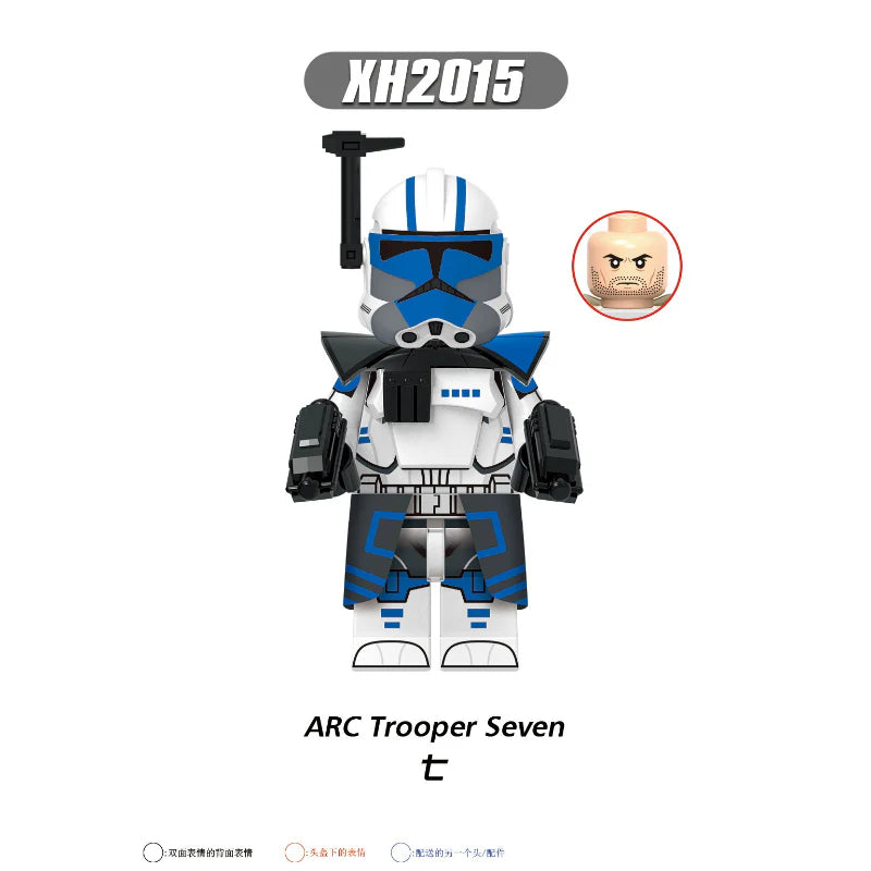 X0350 Star Wars Series Dredd Captain Alpha Minifigures