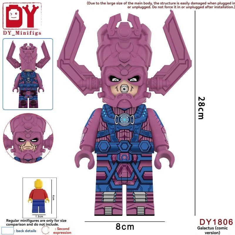DY1805-1806 Fantastic Four Series Galactus large Minifigures (28cm Tall)